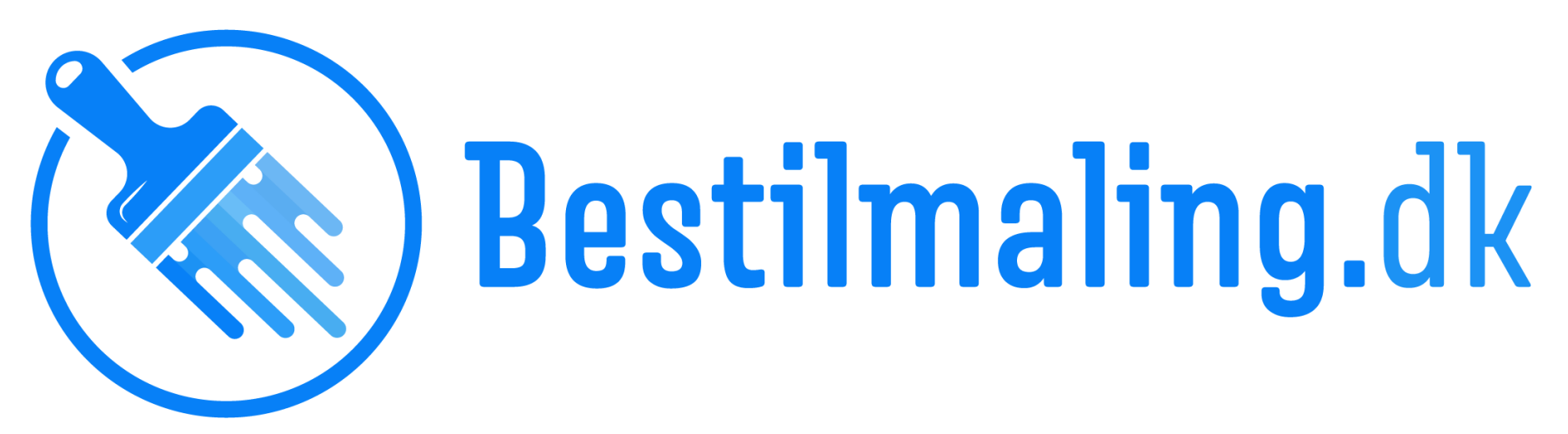 Bestil maling logo blå