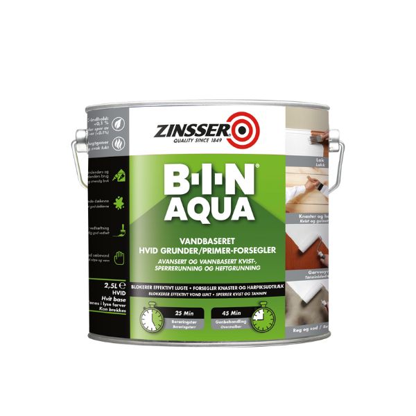 Zinsser Bin Advanced Aqua Primer 2,5 L 1 Zinsser Bin Advanced Aqua Primer 2,5 L