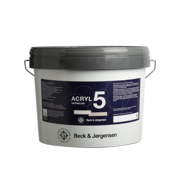 B&J Acryl 5 Vægmaling 1 B&J Acryl 5 Vægmaling