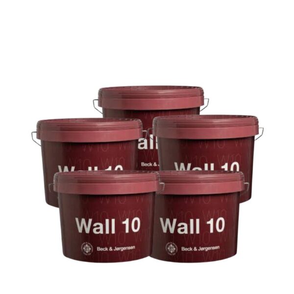 B&J 10 plast vægmaling 5 x 9 Liter (Storkøb)